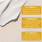Turmeric Face Cream Manufacturer - OEM Vitamin C Brightening Anti Aging Moisturizer with Ginger