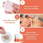 Dog Tear Stain Wipes Manufacturer - OEM Factory Sale Remove Eye Crust Discharge Soothing Aloe Vera