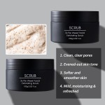 Facial Exfoliating Cream Manufacturer - OEM SCRUB 2x Per Week 100g Oil Control Acne Treatment