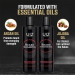 Beard Shampoo Kit Manufacturer - OEM Beard Wash and Conditioner Deep Cleaning No Itching Black Men