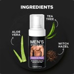 Men's Intimate Wash Manufacturer - OEM Natural Organic Aloe Vera Tea Tree Portable Customizable