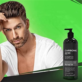Carbonic Acid Shampoo Manufacturer - OEM Factory Custom for Men Anti Dandruff Tea Tree Oil