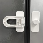 Refrigerator Lock Manufacturer - White Black No Drill Needed
