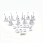 Cabinet Lock Supplier - Childproof ABS Black White Drawer Latch