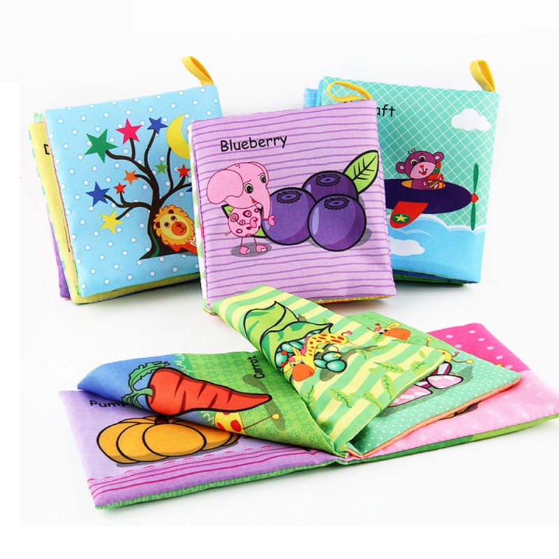 Washable Cloth Book Factory - Early Educational Squeaky Bath Book