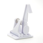 Cabinet Lock Supplier - Childproof ABS Black White Drawer Latch