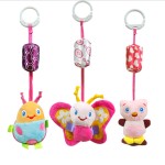 Crinkle Toy Supplier - Animal Ring Plush Wind Chime Teether