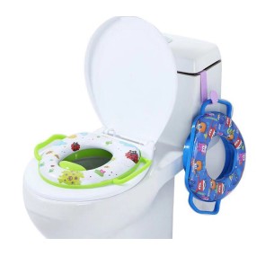 Potty Training Seat Supplier - Kid-Size Cartoon Shape Sprinkle Guard