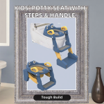 Potty Training Seat Manufacturer - Soft Cushion Non-Slip Ladder