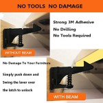 Baby Proofing Lock Factory - 10 Pack Adhesive No Drilling Latches