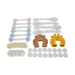 Baby Proofing Set Factory - 42 Pcs Cabinet Locks Corner Guards