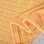 Swaddle Blanket Manufacturer - Cotton Yarn 10080 cm Fancy Edge