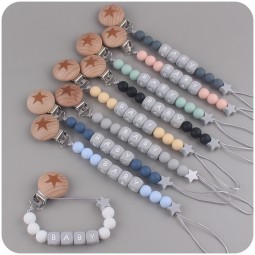 Pacifier Clip Supplier - DIY Beech Wood Anti-Drop Chain