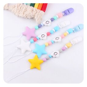 Pacifier Clip Manufacturer - Custom Animal Star Moon Toy