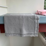 Baby Blanket Supplier - Customized Knitted Ruffle Flower Woven