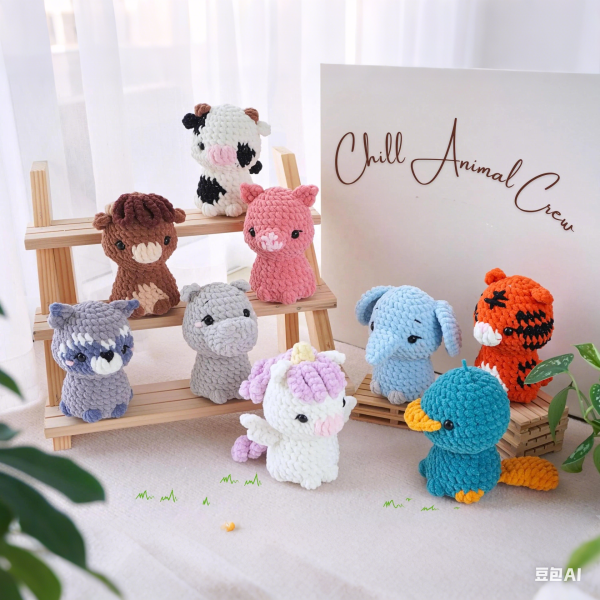 Crochet Toy Factory - Cotton Chewable Animal Sonaglio