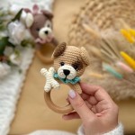 Crochet Toy Supplier - Animal Shape Rattle Knitting Ring