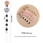 Pacifier Clip Factory - BPA-Free Bear Shape Wood Clip