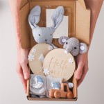 Newborn Gift Set Manufacturer - Milestone Card Muslin Blanket