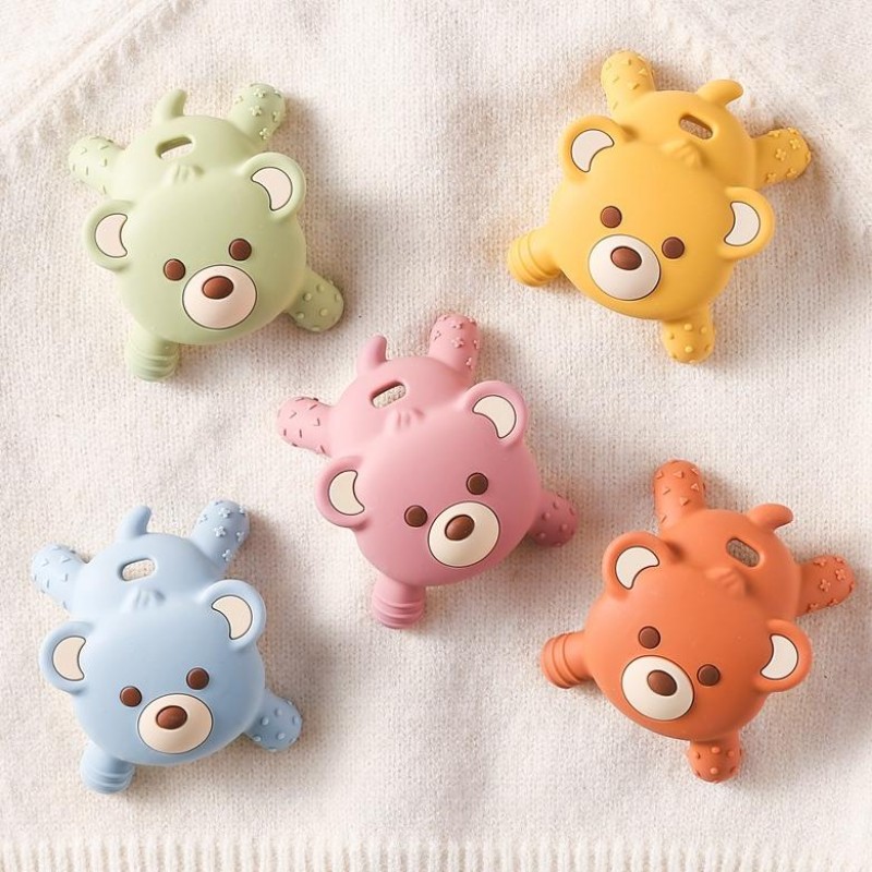 Baby Rattle Supplier - Soft Bunny Crochet Lace Wood