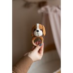Baby Teether Manufacturer - Cotton Crochet Rattle Wooden Ring