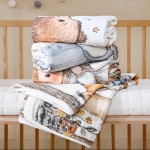 Swaddle Blanket Supplier - Double Layers Soft Floral Patterns