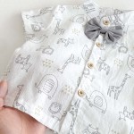 Kids Jumpsuit Supplier - Fashionable Big Bow Preppy Style