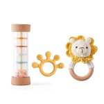 Baby Rattle Toys Supplier - BPA Free Silicone Rainbow Hourglass