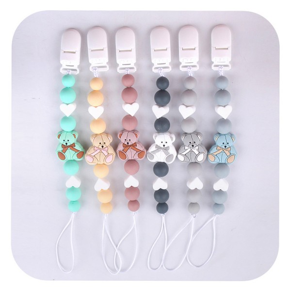 Baby Pacifier Manufacturer - Wooden Chain Clip Chewable