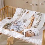 Swaddle Blanket Supplier - Double Layers Soft Floral Patterns