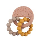 Infant Toys Factory - Natural Wood Ring Cotton Handmade