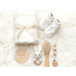 Newborn Gift Set Factory - Blanket Rattle Brush Gender Reveal