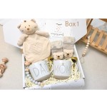 Baby Romper Manufacturer - Chunky Ribbed Knit Blue Embroidery