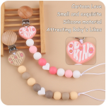 Pacifier Clip Factory - BPA-Free Bear Shape Wood Clip