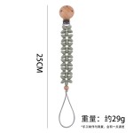 Pacifier Clip Supplier - Flower Shape Anti Drop Beads