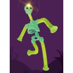 Skeleton Robot Toy Manufacturer - OEM Stretching Suction Cup Luminous Spring Halloween Children's Gift