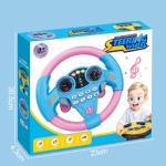 Simulation Steering Wheel Toy Manufacturer - OEM Multifunctional 360° Rotating Simulates Driving Car Children's Co Electric