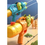 Water Gun Toy Manufacturer - OEM New Children's Cute Dual Nozzle Dinosaur Duck Shark Pull-out