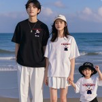 Parent-child T-shirt Manufacturer - OEM A Family Photo Short Sleeves Soft Comfortable Beach Wear Summer Clothes