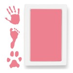 Baby Footprint Box Manufacturer - OEM Wooden Photo Frame First Year Anniversary No Wash Stamp Pad