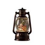 Music Box Lantern Manufacturer - OEM Christmas Tree Camping Portable Snow Crystal Ball Retro Gift