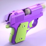 Sensory Gravity Gun Manufacturer - OEM M1911 Backblowback Mini Carrot Knife Decompression Model Toy