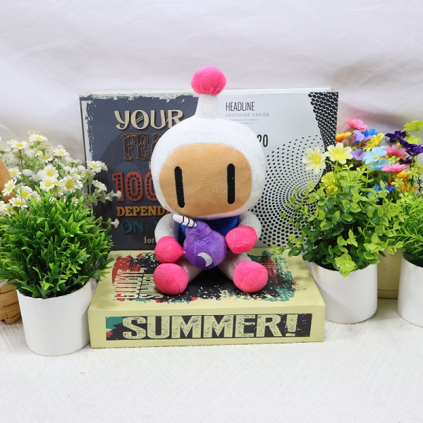 Anime Plush Doll Manufacturer - OEM Cross Border New Product Cute Bomberman Game Peripheral Fun Creative