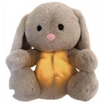 Glowing Plush Toy Manufacturer - OEM Breathing Soothing Little Rabbits Mother Child Kangaroo Animal Doll