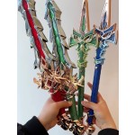 Induction Lightsaber Manufacturer - OEM Boy Sword Warrior Spear God Halberd Night Market Shining Toy