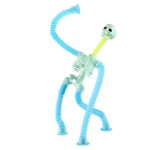 Skeleton Robot Toy Manufacturer - OEM Stretching Suction Cup Luminous Spring Halloween Children's Gift