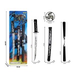 Halloween Sword Toy Set Manufacturer - OEM Animate Weapon Plastic Samurai Arrows Dart Mask Set