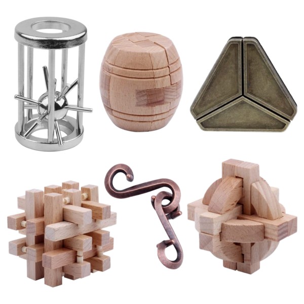 Kongming Lock Toy Manufacturer - OEM Mortise and Tenon 4.5cm Luban Lock Children's Educational Wooden Gift