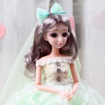 Doll Set Gift Box Manufacturer - OEM Large Confusion Wedding Dress Long Hair Princess Children Toy