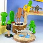 Cartoon Model Figurine Manufacturer - OEM American Classic Mountains and Seas Abstract Desktop Decoration Ornament